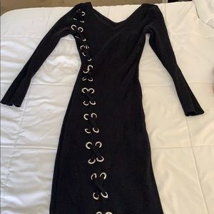 1/4 sleeve maxi dress